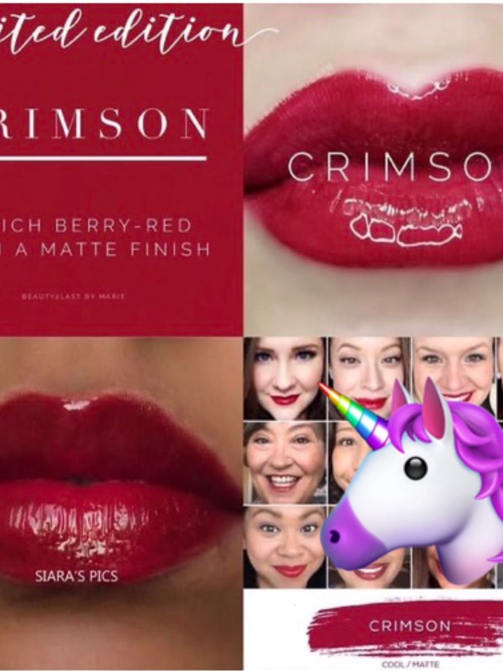 LipSense by SeneGence Crimson new never opened long lasting lipstick